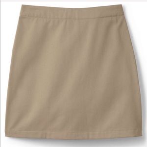 2 School Uniform Girls Blend Chino Skort size 7